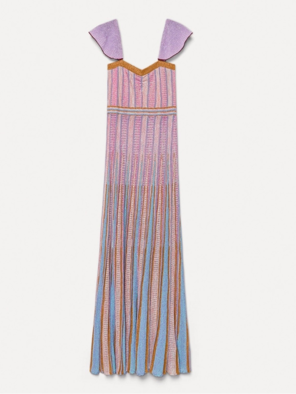 forte forte “les folies” bronze chic inlay metallic dress - Picture 4 of 10